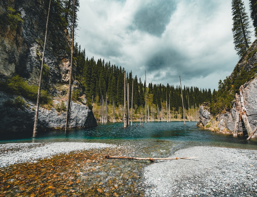 Lake Kaindy Almaty Kazakhstan