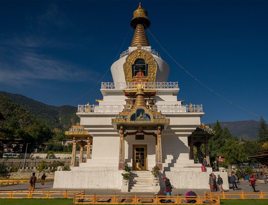 National Memorial Chorten Reflecting Deep Bhutanese Devotion