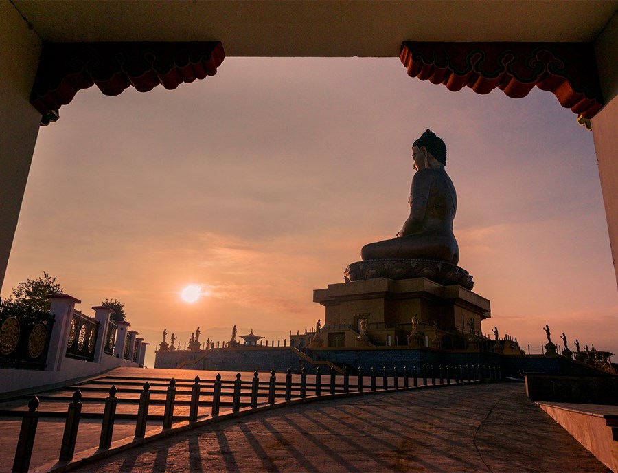 Buddha Dordenma Watching Over Thimphu With Timeless Spiritual Calm