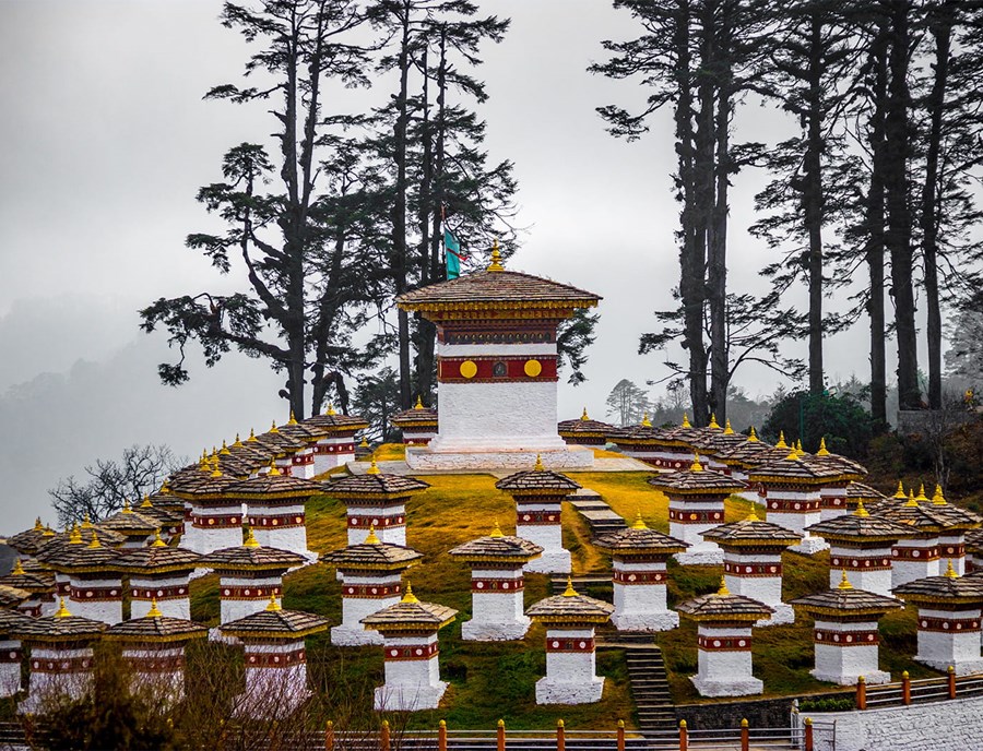 Dochula Pass Unveiling Horizons Where Mountains Touch The Sky