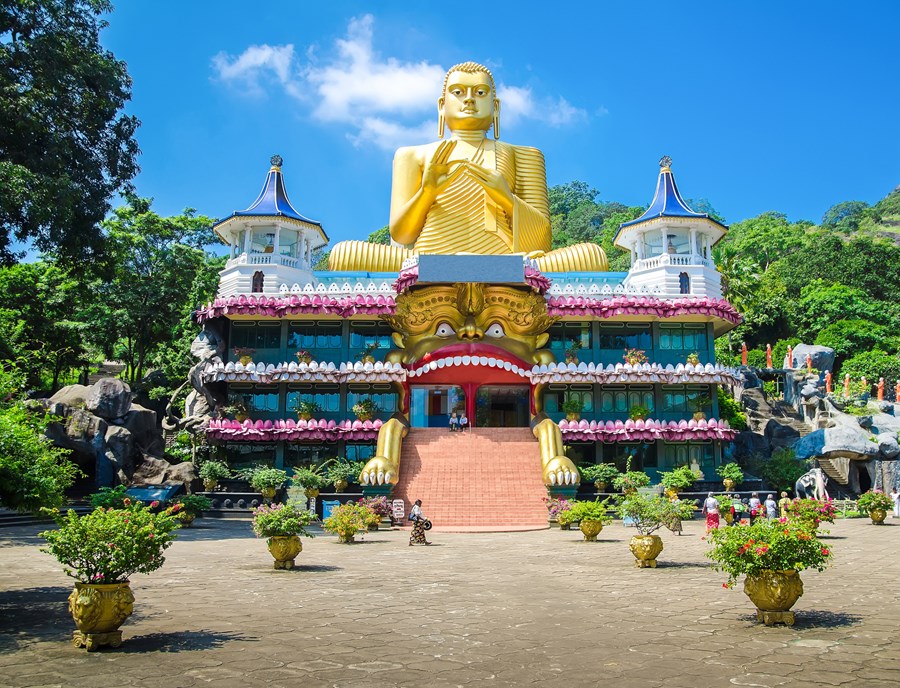 Ancient Murals Illuminating The Timeless Beauty Of Dambulla Cave Temple