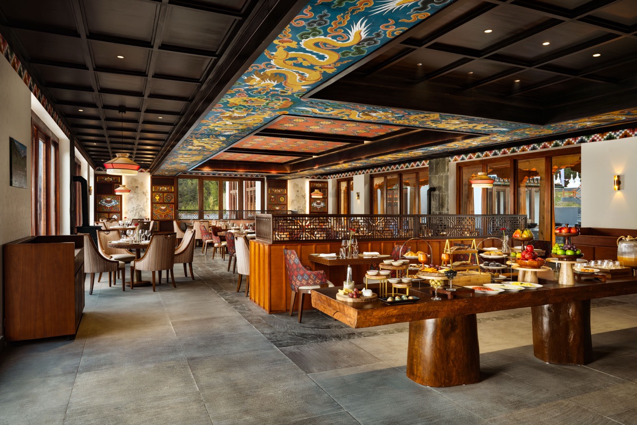 restaurant Taj Paro resort and spa Bhutan