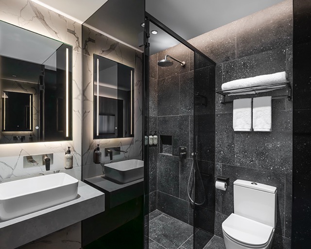 hotel bathroom Citadines Connect Bertam Penang
