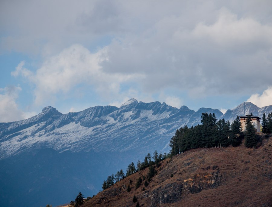 Zuri Dzong Reveals Sweeping Views Across Paro Valley