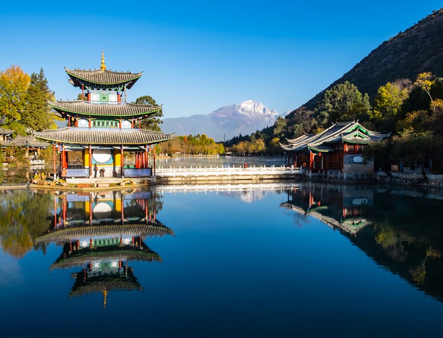 Black Dragon Pool, Where Jade Dragon Snow Mountain Creates One Of Lijiang’S Most Iconic Views