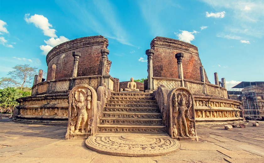 Visit the ancient city of Anuradhapura, a UNESCO World Heritage Site