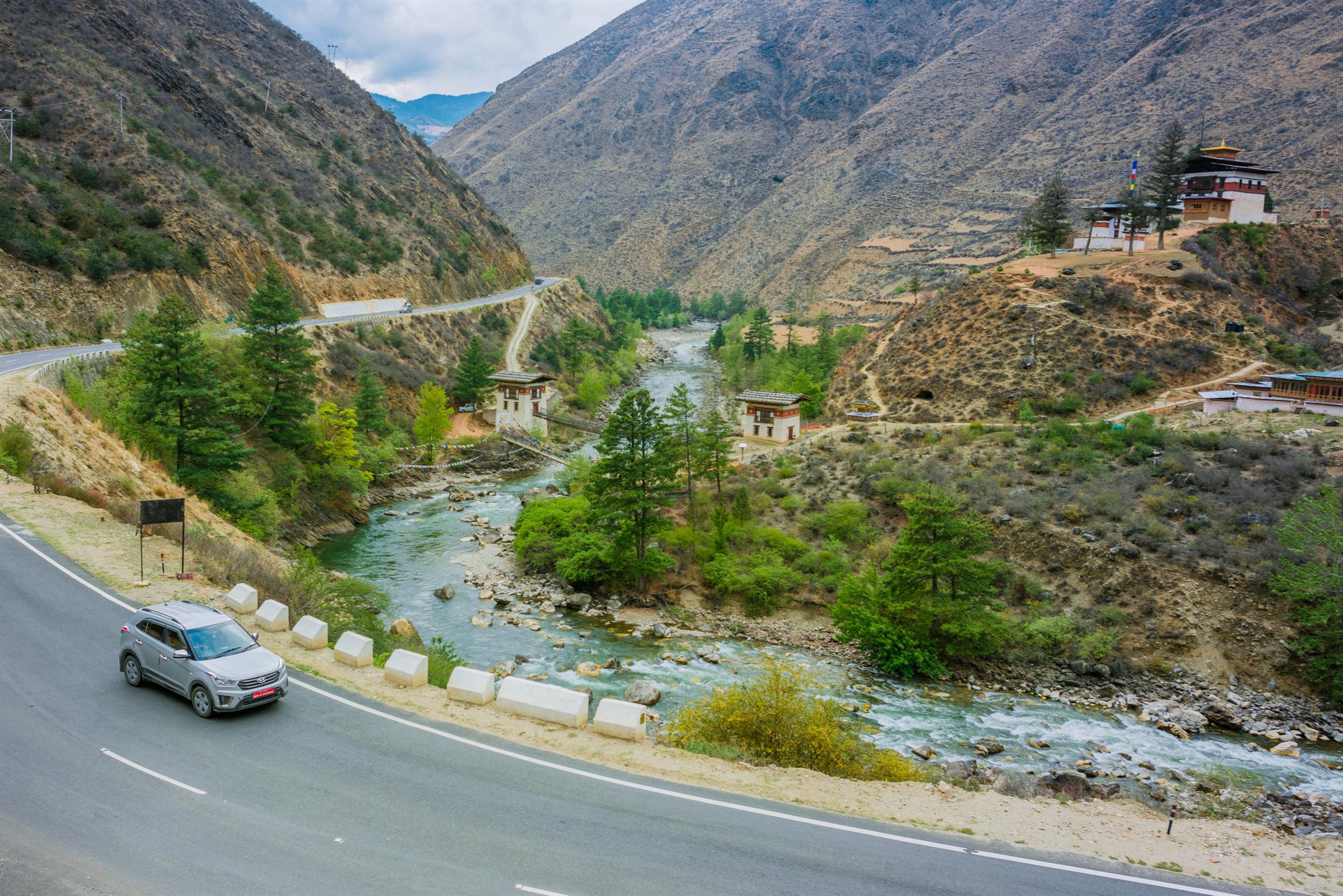 Bhutan mountain roads turn every transfer into an unforgettable journey