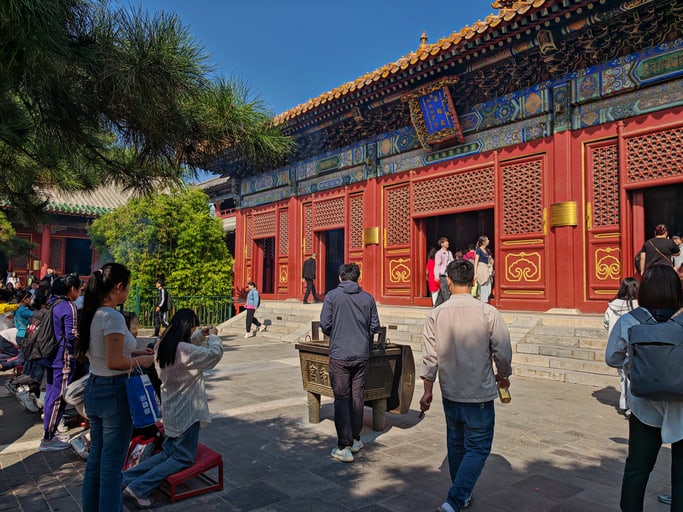 Enter sacred spaces quietly, respectfully and with awareness of local traditions
