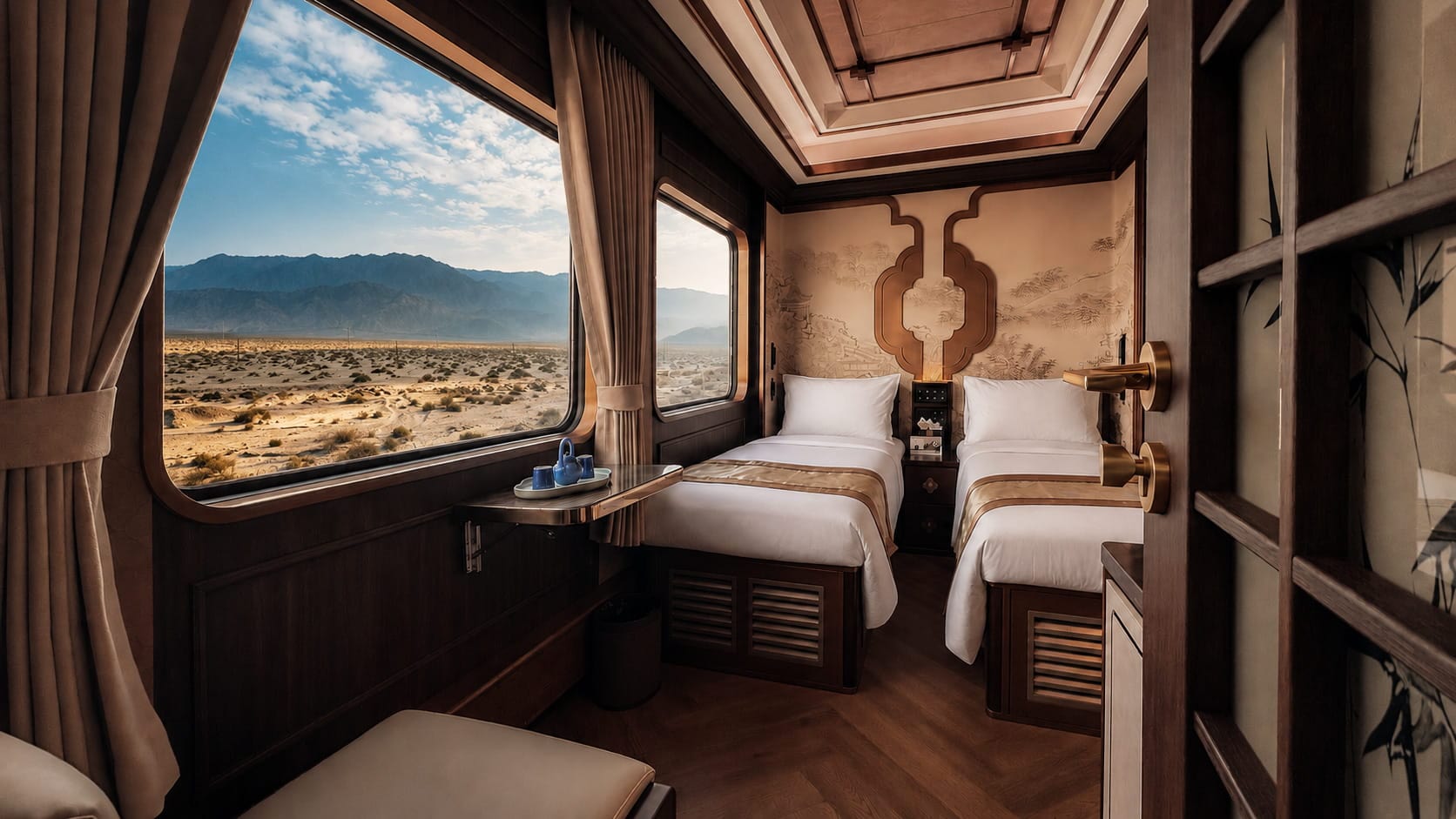 Wake up to landscapes changing beyond your window