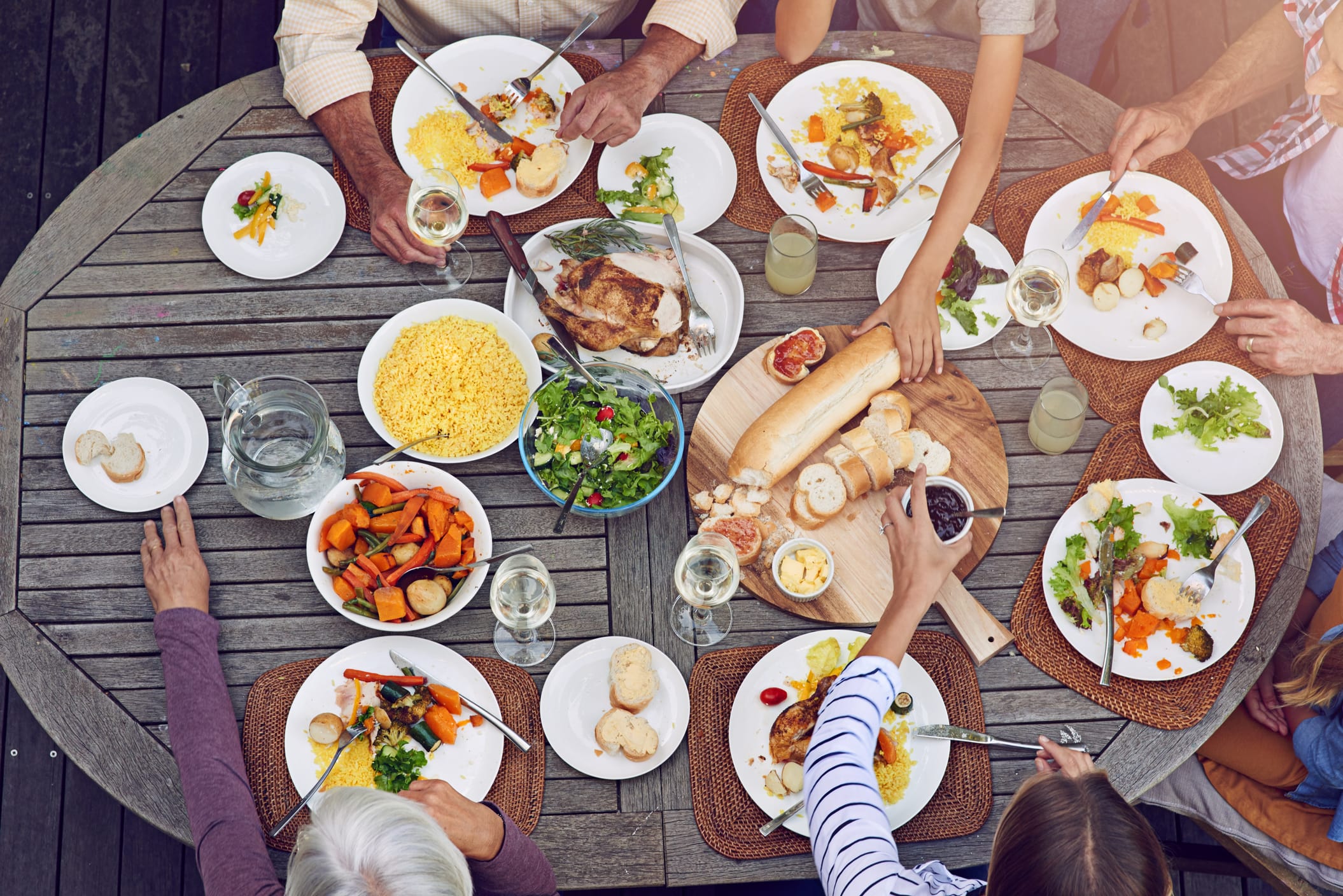 Good food becomes memorable when shared around the table