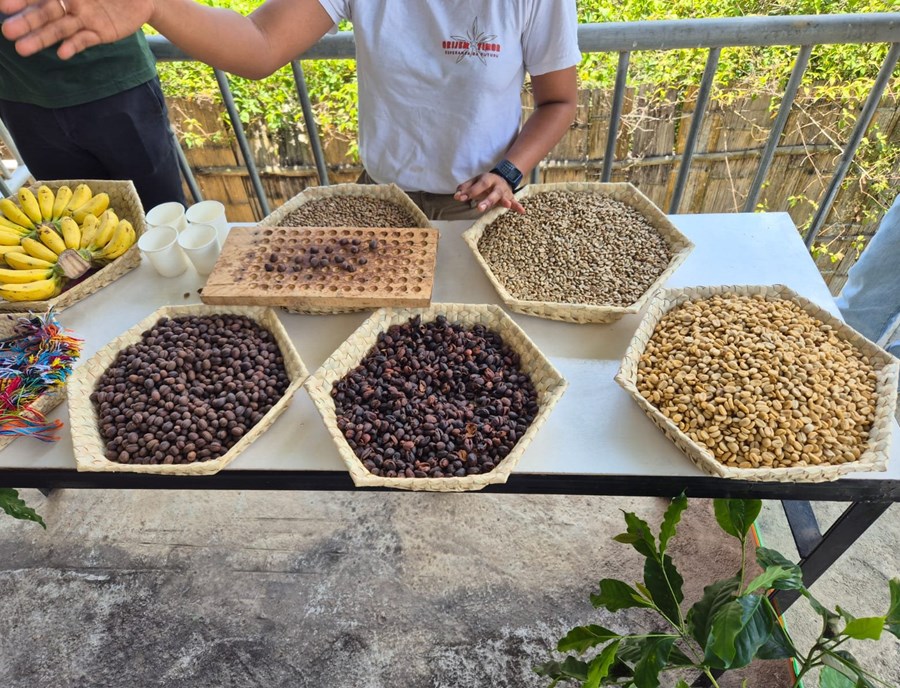 Enjoy locally grown Timorese coffee in the hills above Bouali.jpg