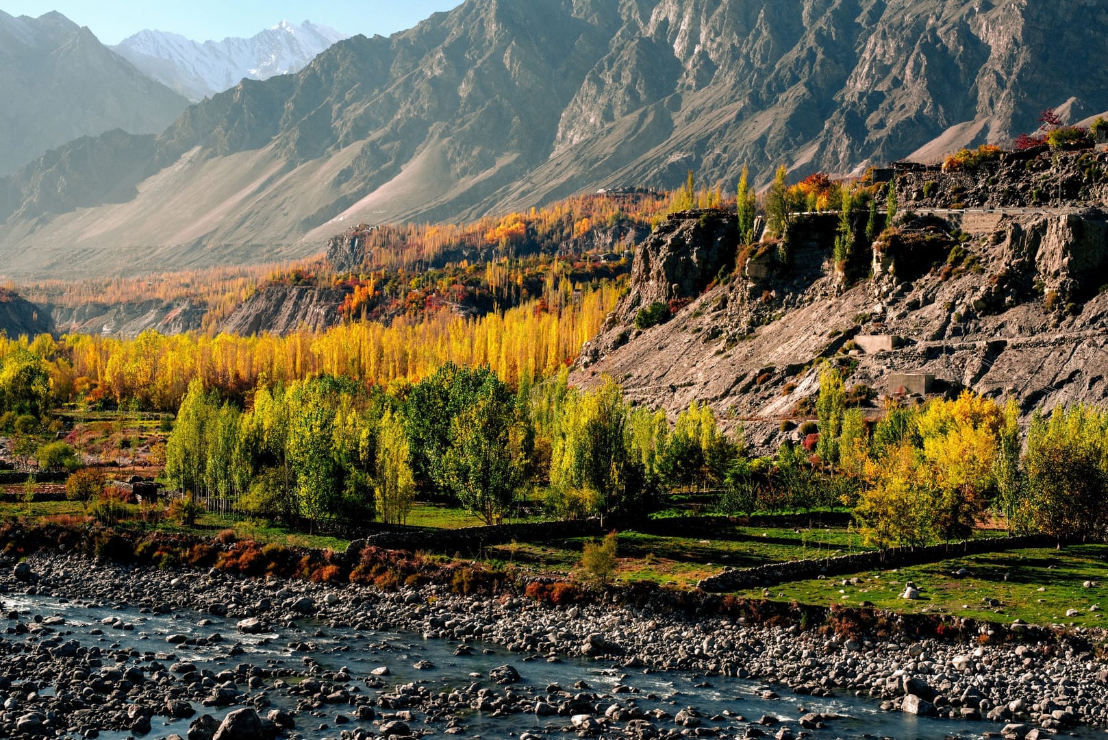 Hunza Nagar Autumn Foliage