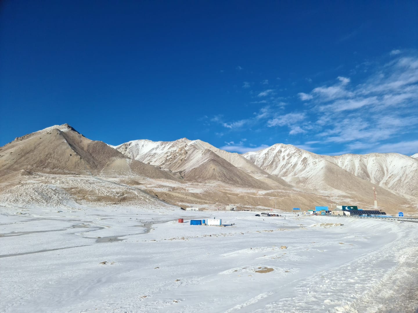 Khunjerab Border Snowy Mountains