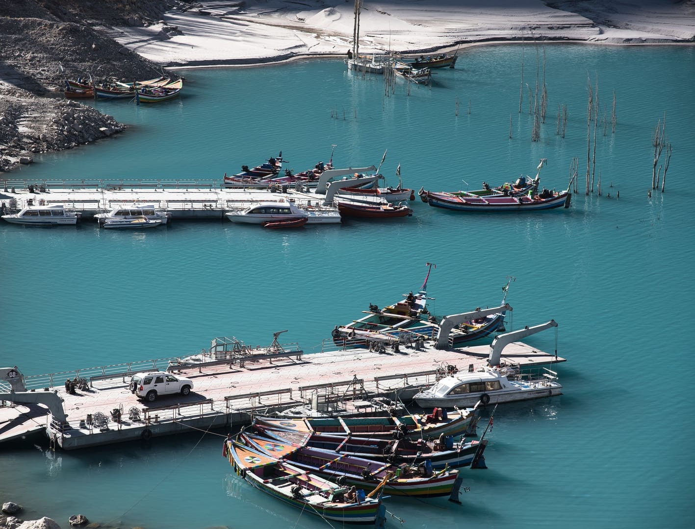 Attabad Lake Boat Harbour