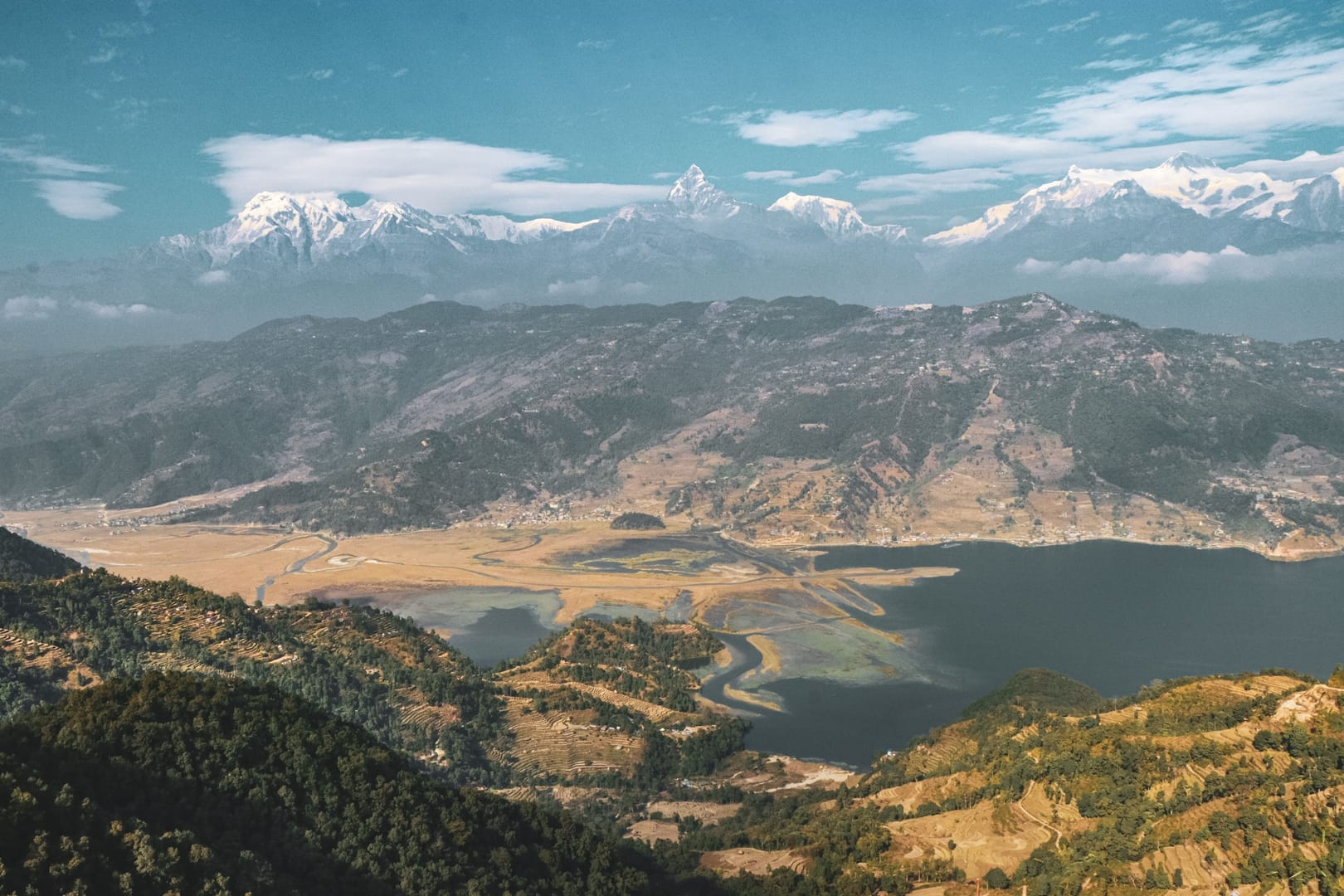 Pokhara Phewa Lake Nepal