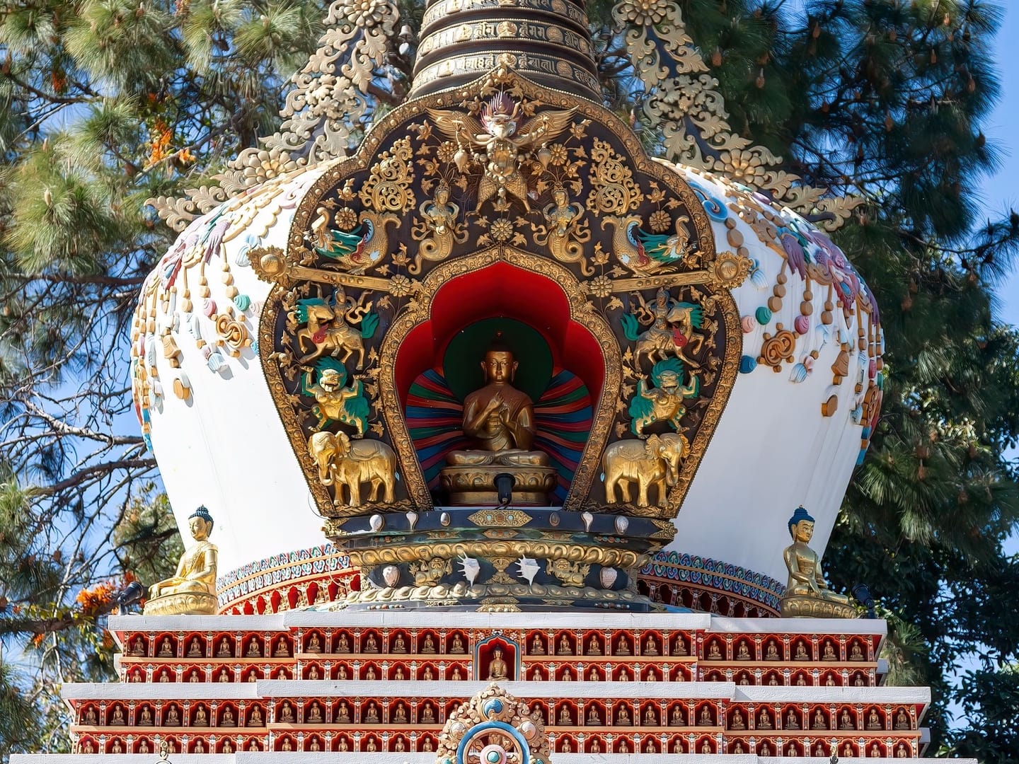 Kopan Monastery Stupa Kathmandu Nepal