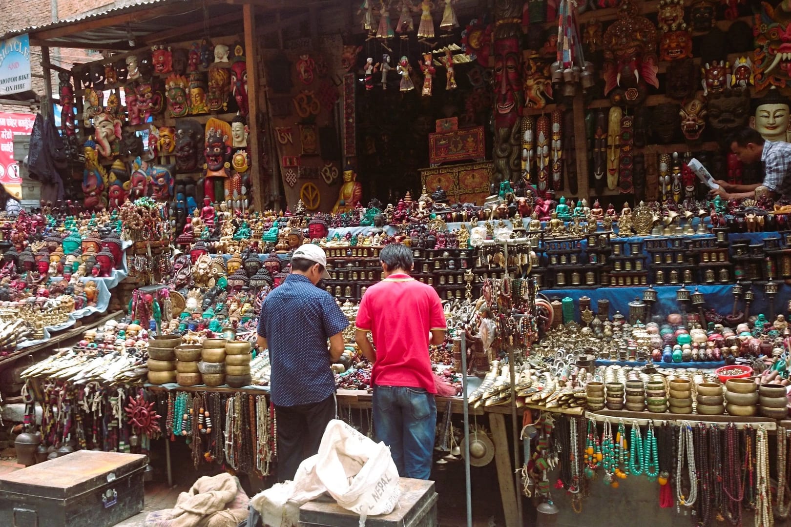 Thamel Souvenir Shop Kathmandu Nepal