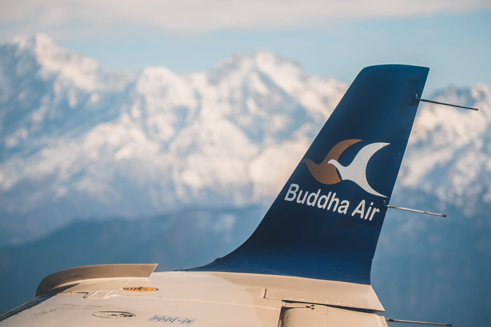 Buddha Air Aircraft Tail Nepal