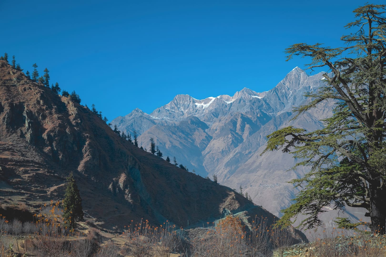 Clear Himalayan Panorama Juphal Nepal