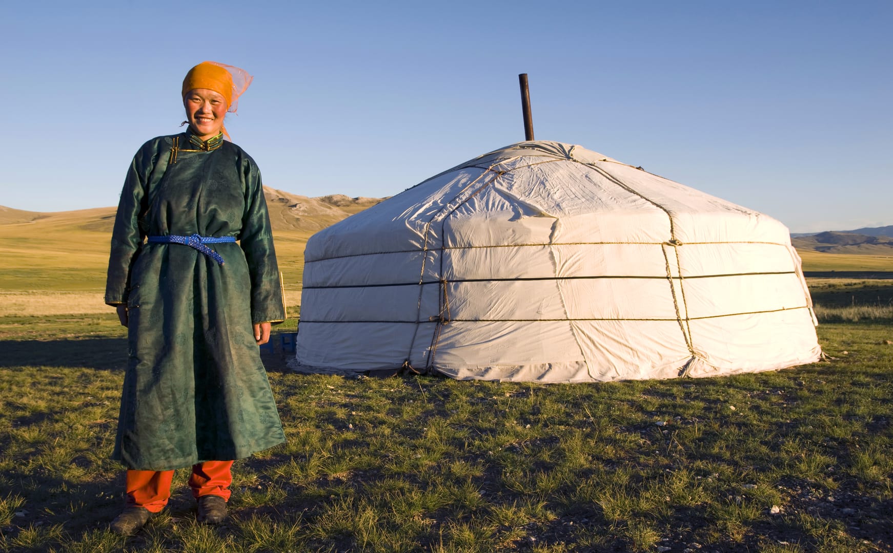 Mongolian Nomad Sharing Traditions Across The Open Steppe