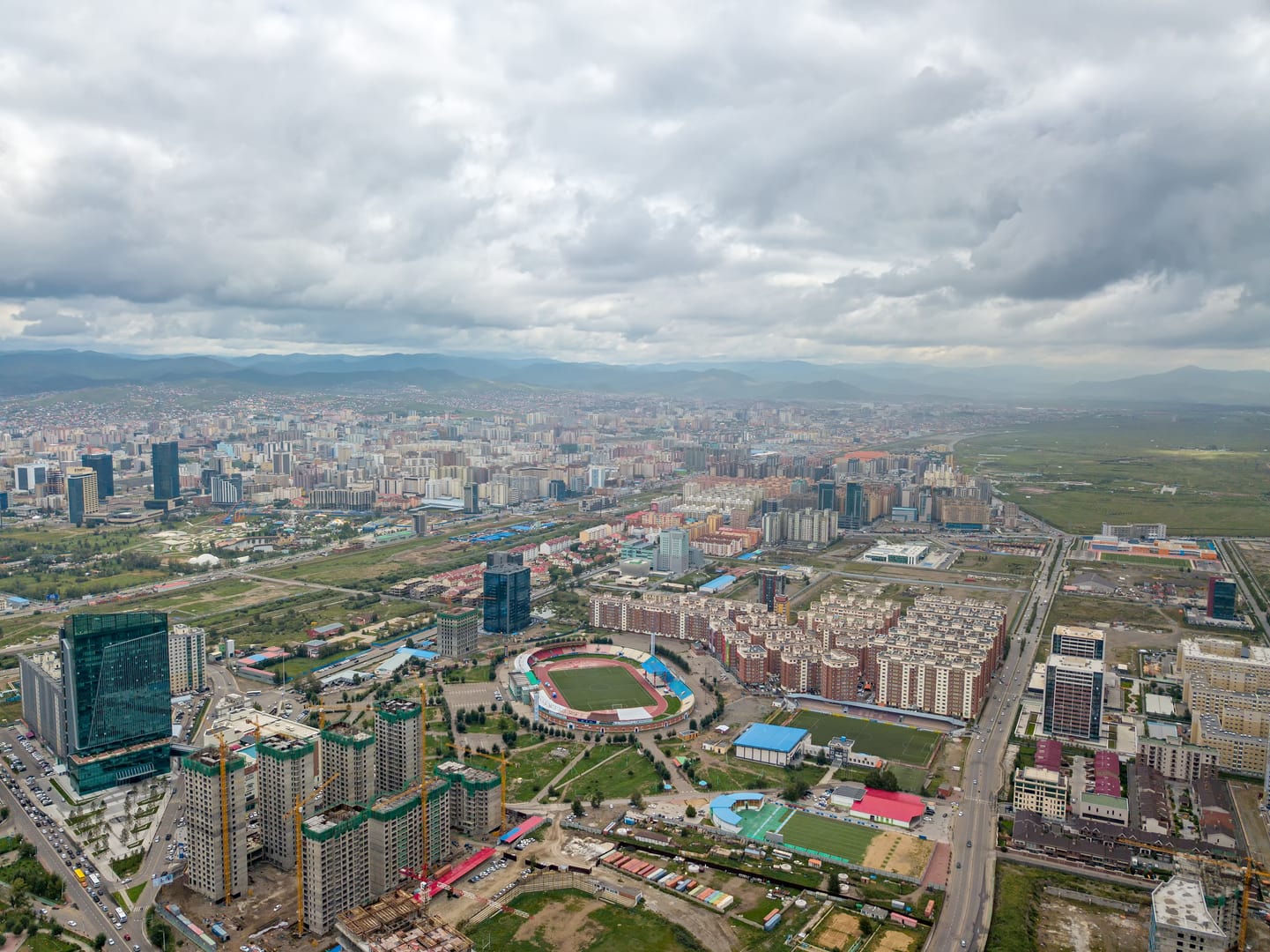 Ulaanbaatar Welcoming Travellers Beneath The Surrounding Mongolian Mountains