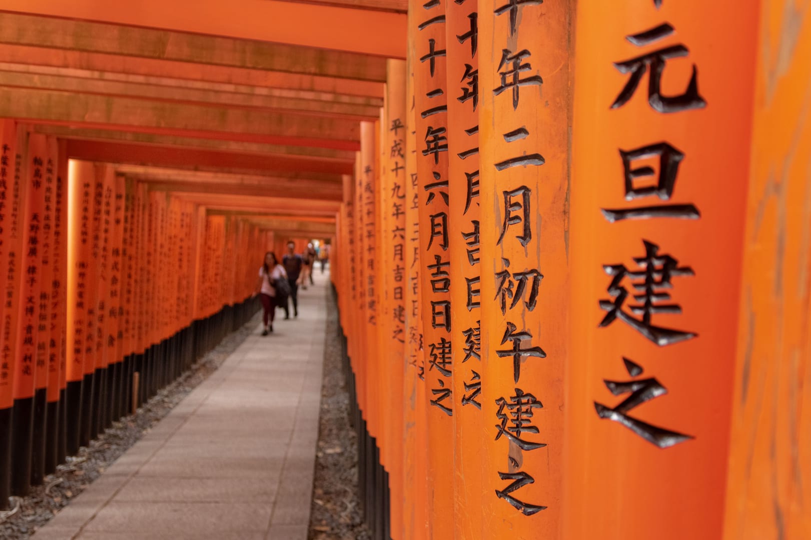 Fushimi Inari Torii Gates Guiding Visitors Through Sacred Kyoto
