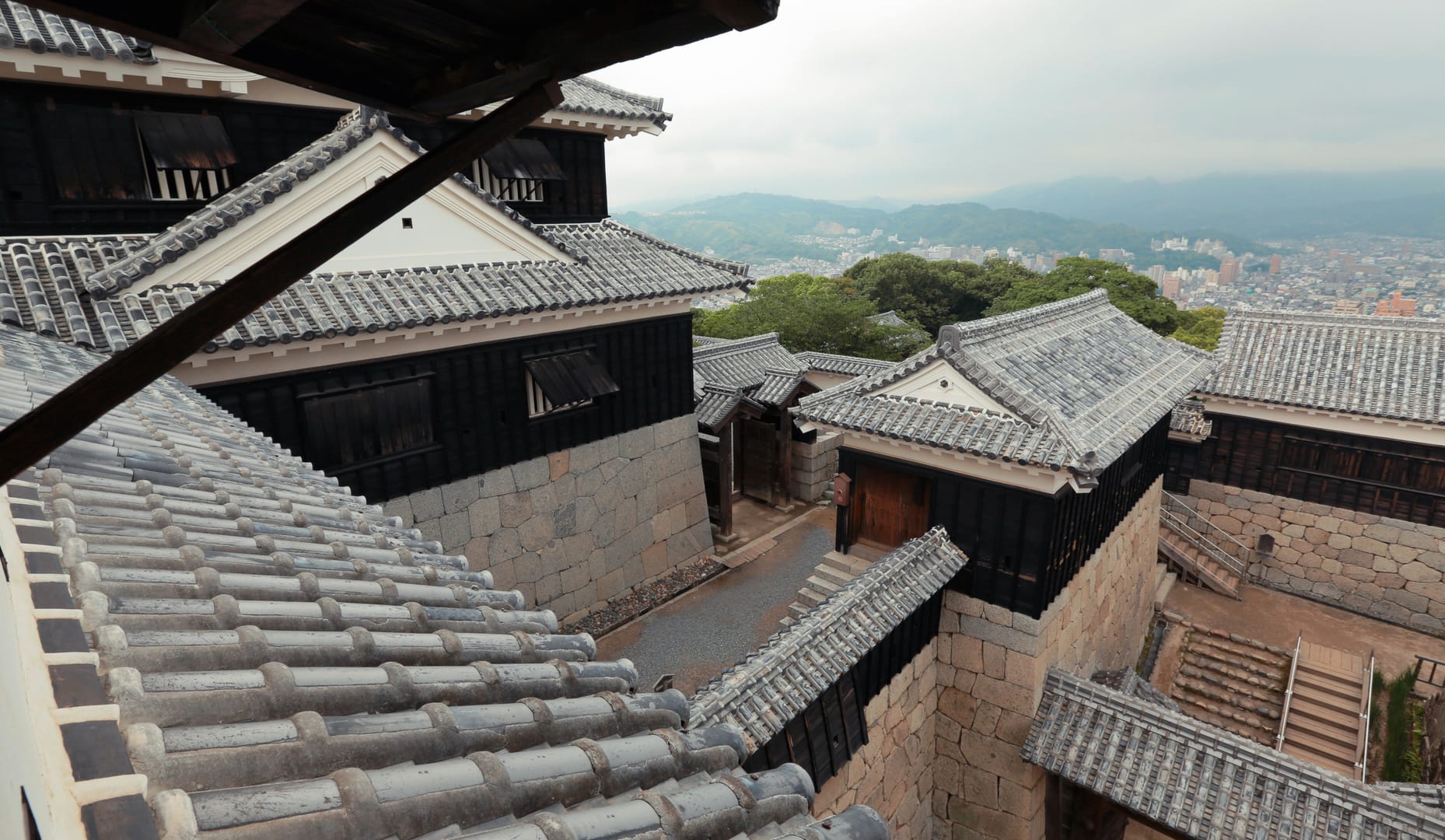 Matsuyama Castle Revealing Beautiful Views Across Historic Shikoku